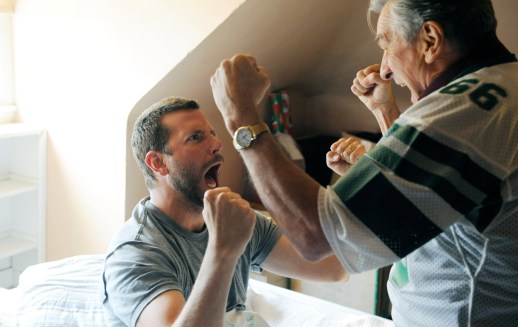 Bradley Cooper and Robert De Niro clearly thrilled with the picture's Oscar Nominations!