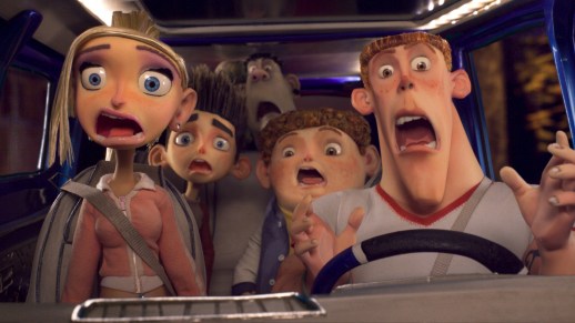 Even stop-motion models are horrified by today's traffic conditions!
