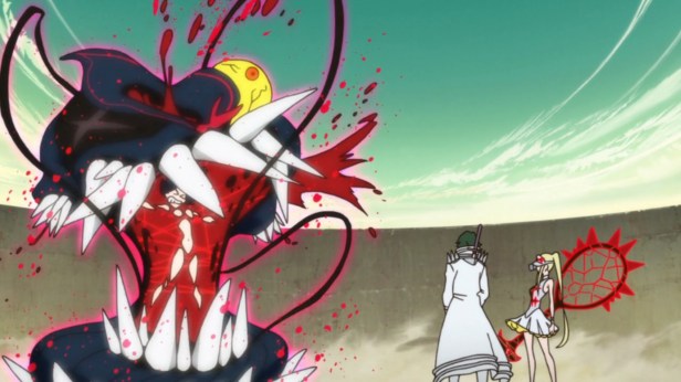 Now, that's what I call an extreme wardrobe change!